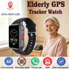  Montre de suivi GPS intelligente pour soins de sant&eacute; pour personnes &acirc;g&eacute;es avec surveillance du sommeil