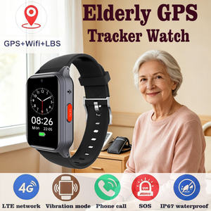  Elderly healthcare smart GPS tracker watch with sleep monitoring