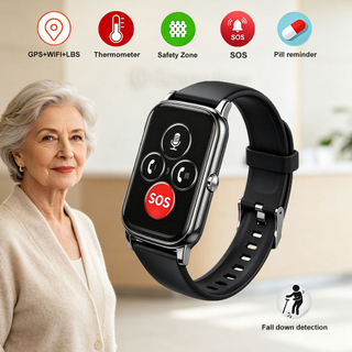 Le dernier bracelet intelligent de sant&eacute; de positionnement mini GPS 4G avec alertes de g&eacute;o-cl&ocirc;ture 