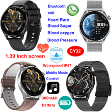 New design IP67 waterproof round screen smart bluetooth watch CY32