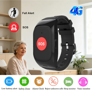 Adults Smart Watch with Fall Detection Health Monitoring for Emergency Call 