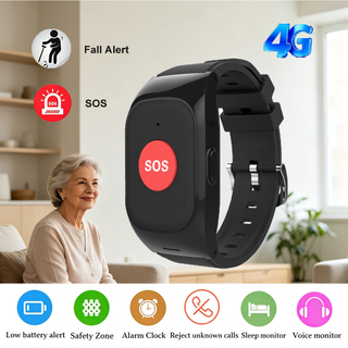 Adults Smart Watch with Fall Detection Health Monitoring for Emergency Call 