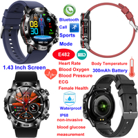 IP68 waterproof adult health smart bluetooth bracelet for fitness monitoring E482