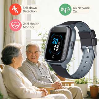 LTE Waterproof Elderly healthcare Fall down Detection GPS Watch Tracker
