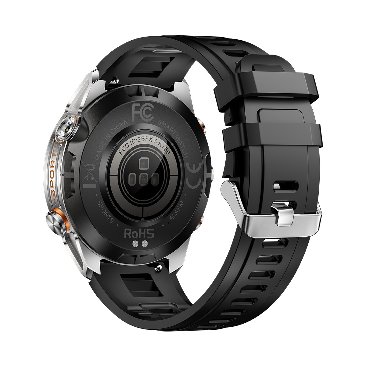 IPX8-3ATM waterproof bluetooth smart watch with sport modes monitoring KT80