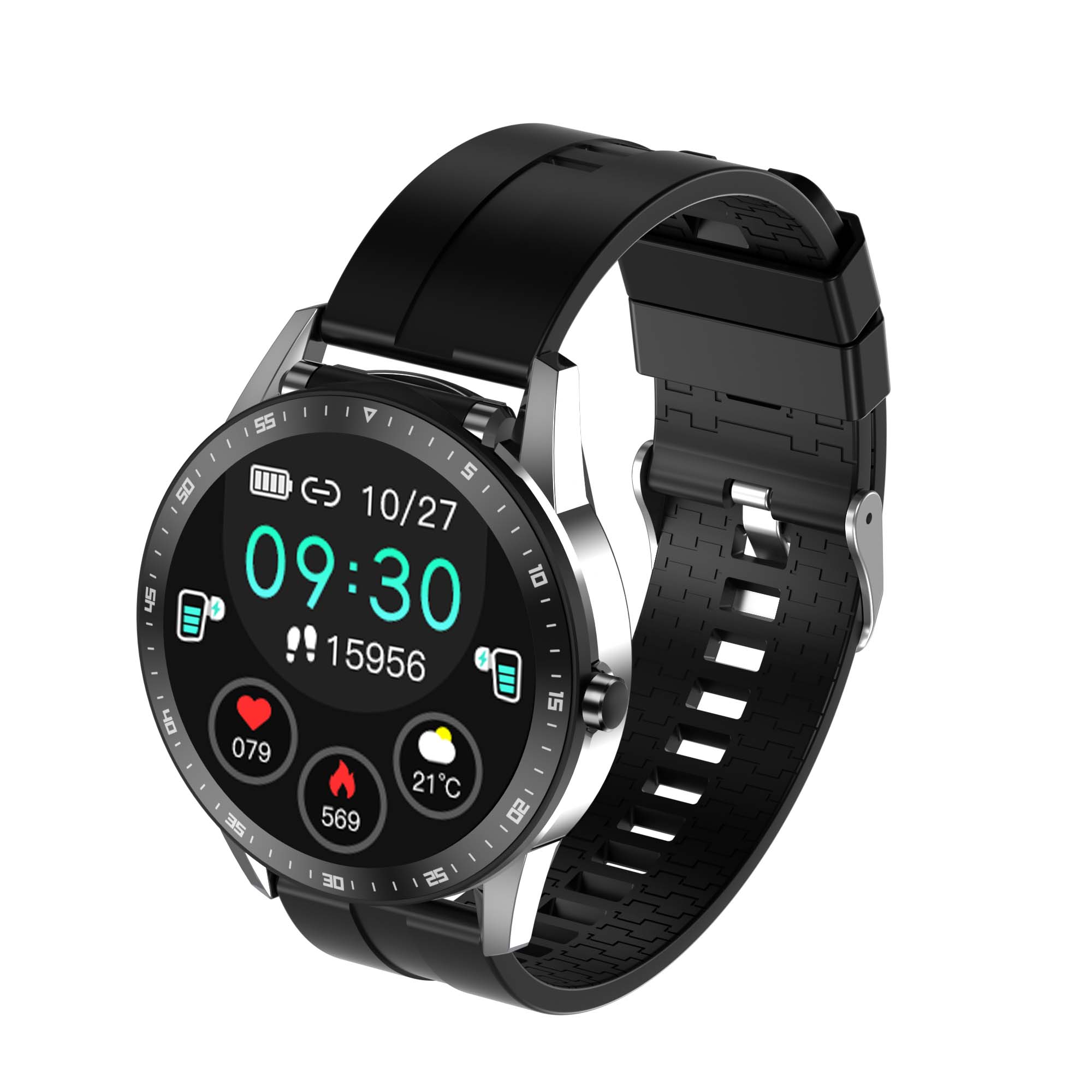IP67 Waterproof Smart Wireless Bt 5.0 Wrist Watch with Blood Pressure 