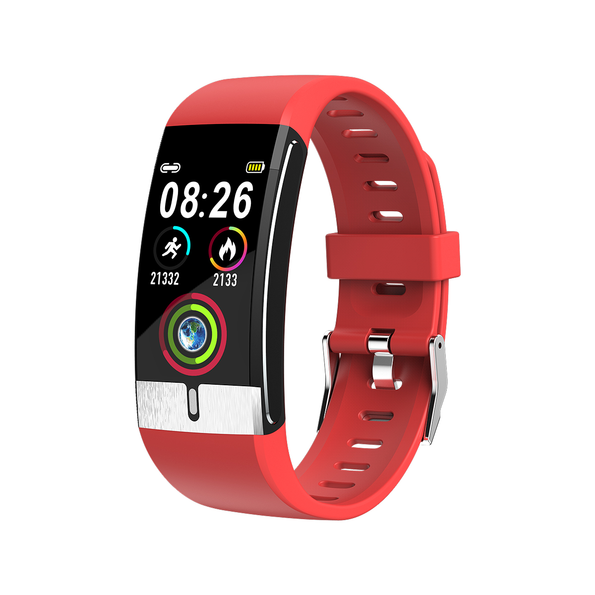 Body Temperature Bracelet ECG Wristband Band Heart Rate Smart Watch E66