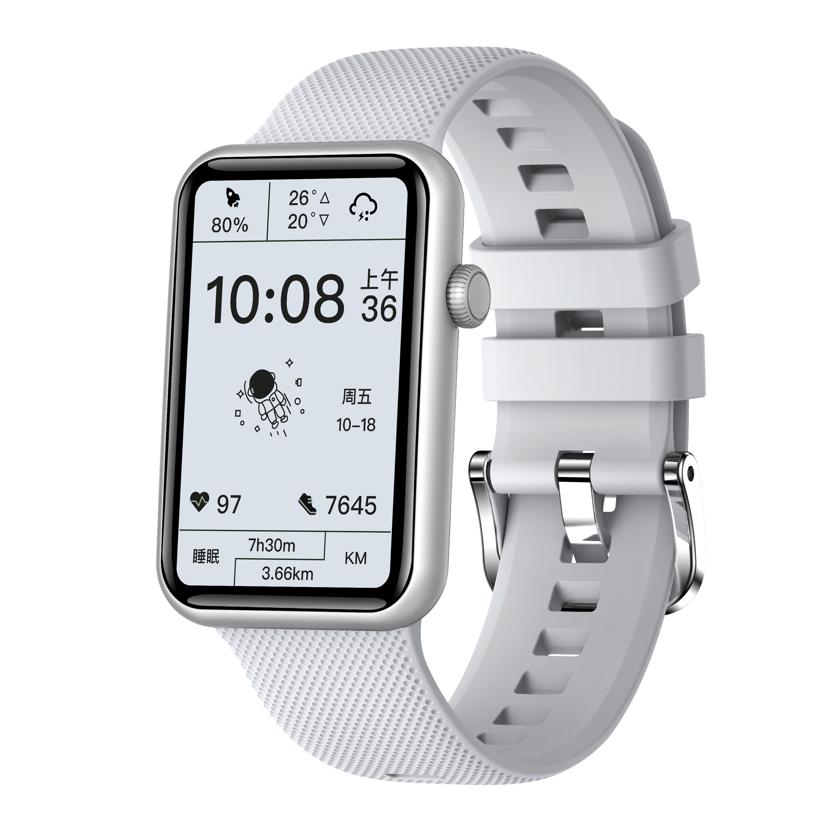 Bluetooth Heart Rate Body Temperature IP67 waterproof Sport Smart Bracelet HT5