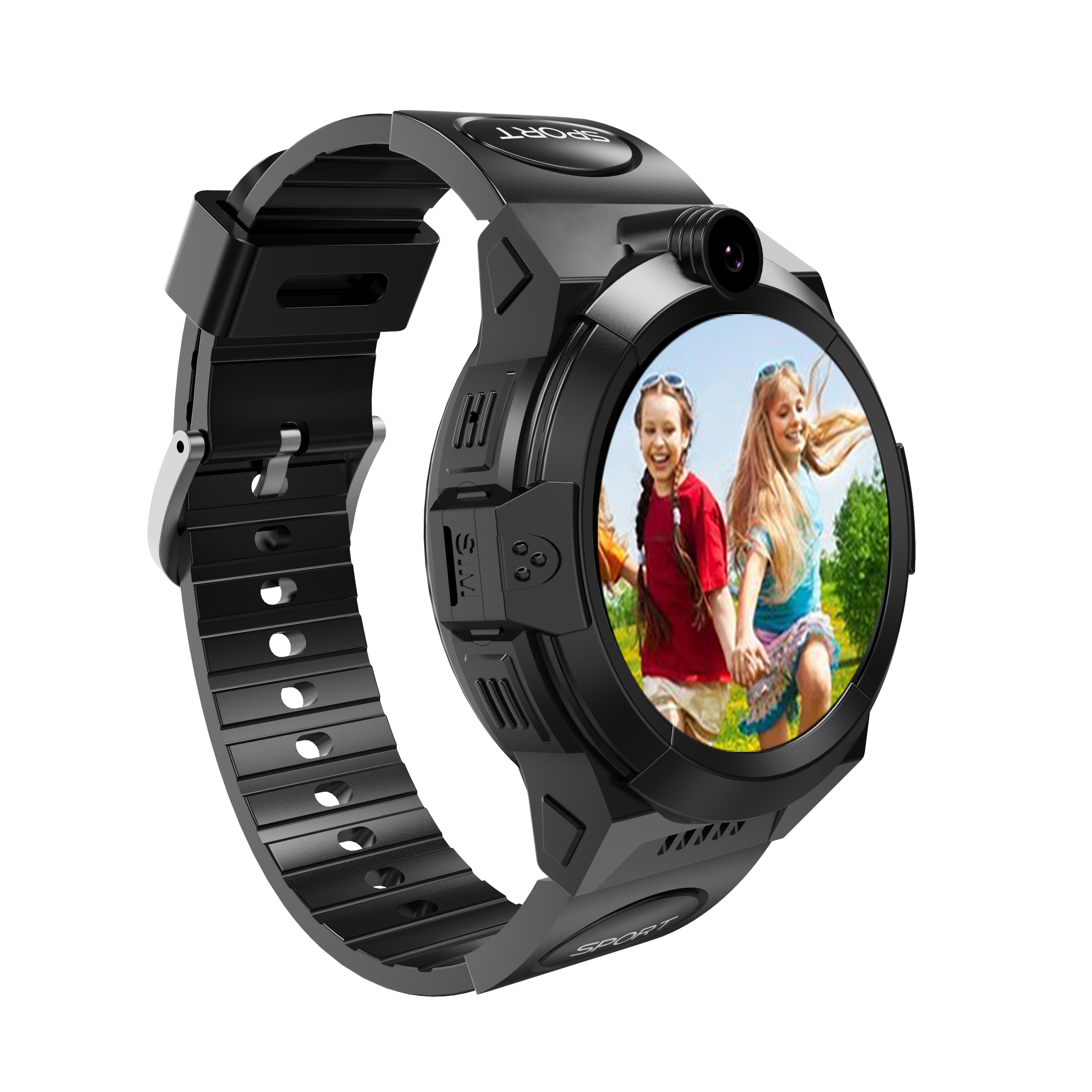 Factory High Quality LTE IP67 Waterproof Kids Wearable GPS Tracker with Live Map Location Global Free Video Call D38
