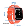 Kids fitness safety digital smart tracker with geo fence safety zone alert 