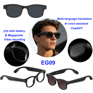 AI voice assistant smart camera eyeglasses with AI translation EG09
