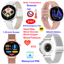  IP68 waterproof healthcare monitoring bluetooth watch E491