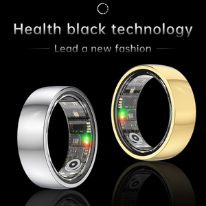 IP68 waterproof smart BT ring with HR BP SPO2 