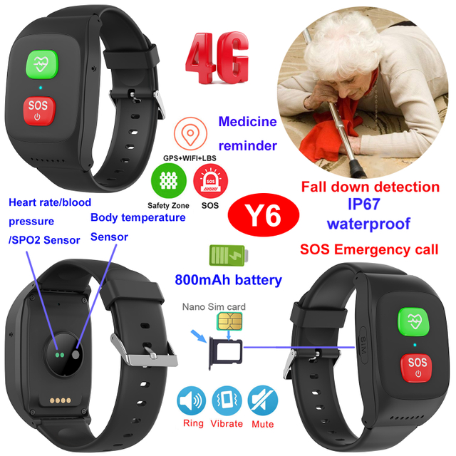 Senior Healthcare GPS Watch