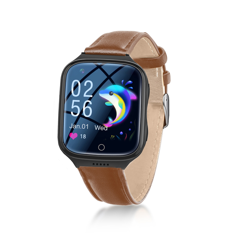 LTE Waterproof Senior GPS Tracker Watch with Fall Down Thermometer D44