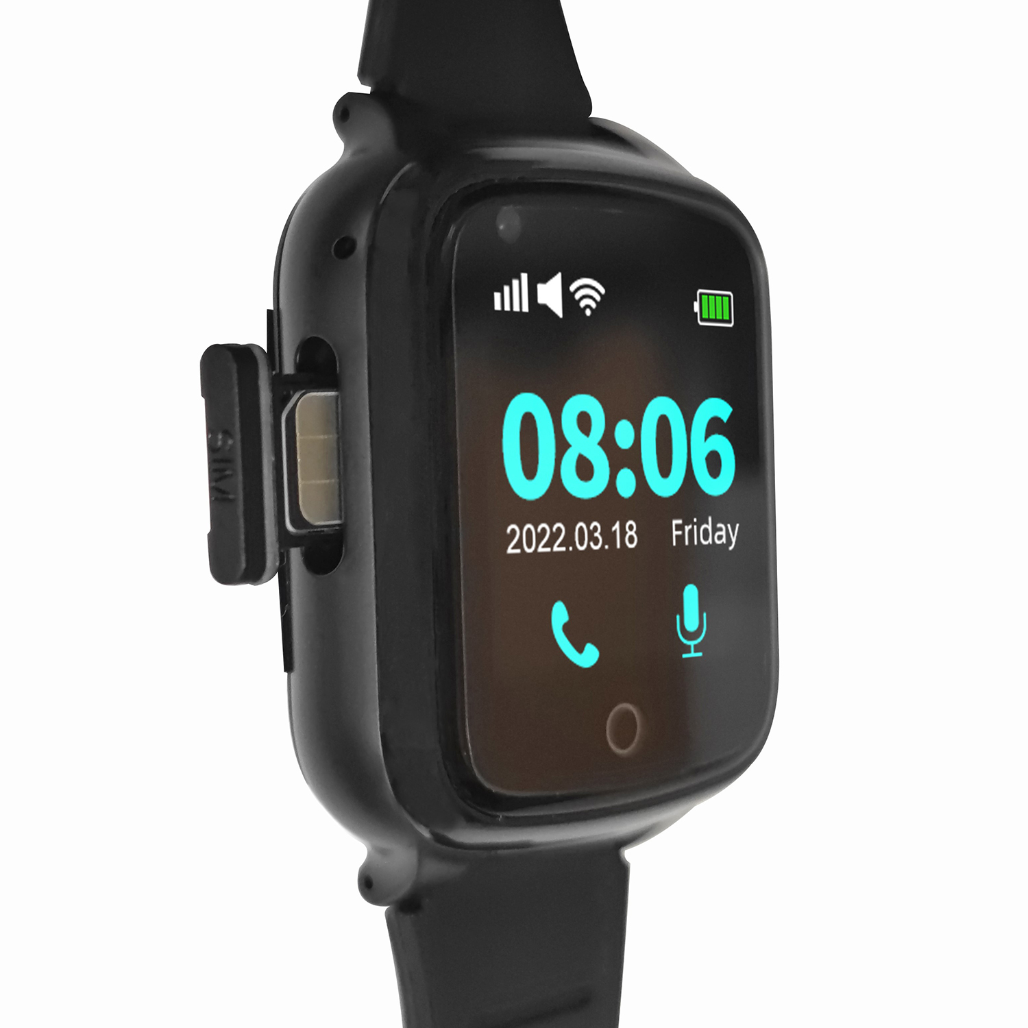 4G Waterproof body temperature senior healthcare GPS Tracker Watch D41