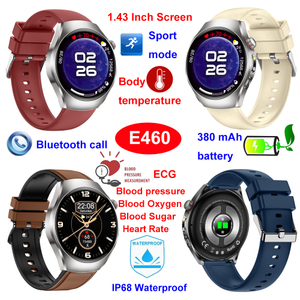 IP68 waterproof ECG SOS Call Smart Bluetooth Watch E460
