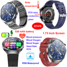 IP68 waterproof bluetooth smart watch with body composition assessments ET475