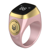 Muslim Qibla ZIKR Prayer Reminder fashion bluetooth smart Counter ring T101